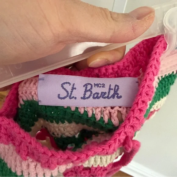 MC2 saint barths GIRL CROCHET SHORTS size 6/10 - Picture 3 of 4